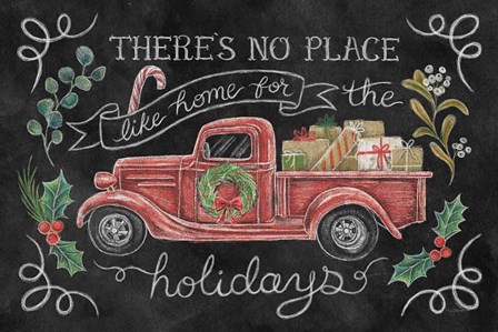 Christmas Chalk VI by Mary Urban art print