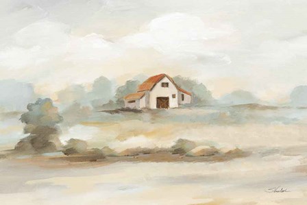 The Old Farm Landscape by Silvia Vassileva art print