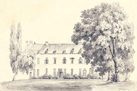 Country House Sketch by Wild Apple Portfolio art print