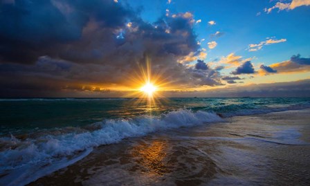 Sunrise Over Miami Beach by Lizzy Davis art print