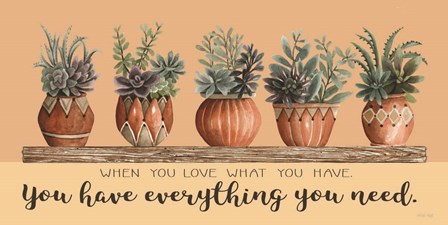 Love What You Have by Cindy Jacobs art print