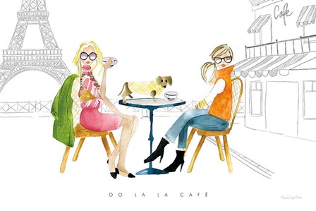 Paris Girlfriends III v2 by Mercedes Lopez Charro art print
