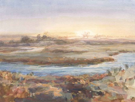 River at Dawn by Danhui Nai art print