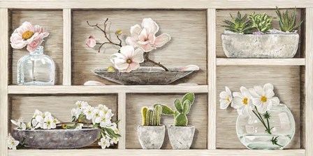 Fleurs et Memoires I by Elena Dolci art print