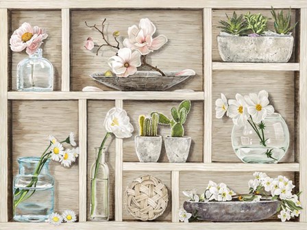 Fleurs et Memoires by Elena Dolci art print