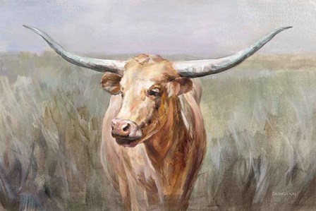 Big Sky Longhorn by Danhui Nai art print