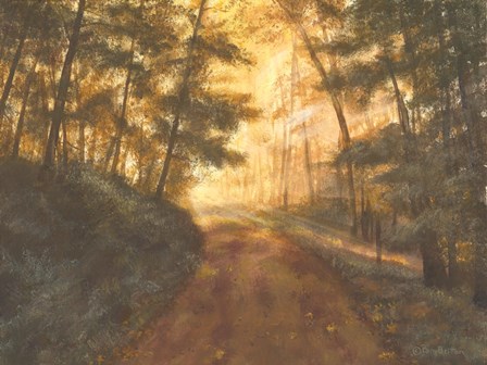 Golden Forest by Pam Britton art print