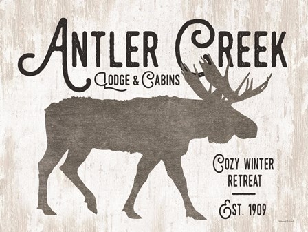 Antler Creek by Lettered &amp; Lined art print