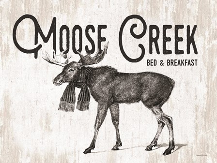 Moose Creek by Lettered &amp; Lined art print