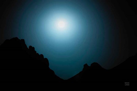Blue Moon Desert by Nathan Larson art print