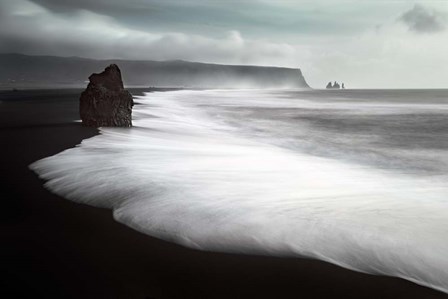 The Black Beach by Liloni Luca art print