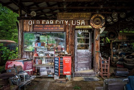 Old Car City by Tony Mearman art print