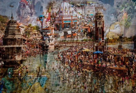 Holy India by Ralf Kayser art print