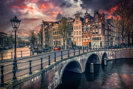 Amsterdam by Adrian Popan art print