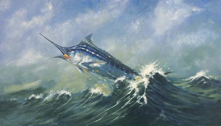 Blue Marlin by Bruce Langton art print
