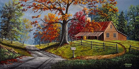 Country Life by Gary Adams art print