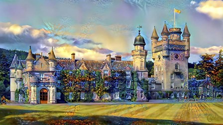 Aberdeenshire Scotland Balmoral Castle by Pedro Gavidia art print