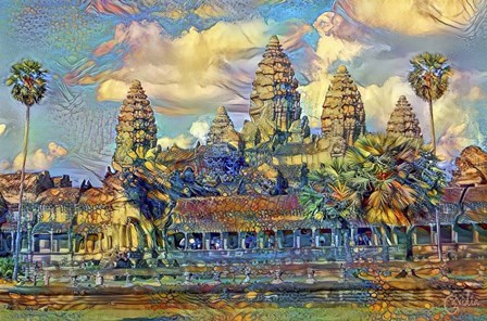 Cambodia Angkor Wat by Pedro Gavidia art print