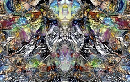 Enigmatic Faces by Pedro Gavidia art print