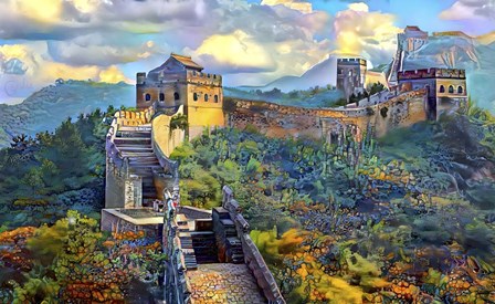 Great Wall of China by Pedro Gavidia art print