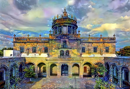 Guadalajara Jalisco Mexico Hospicio Cabanas by Pedro Gavidia art print