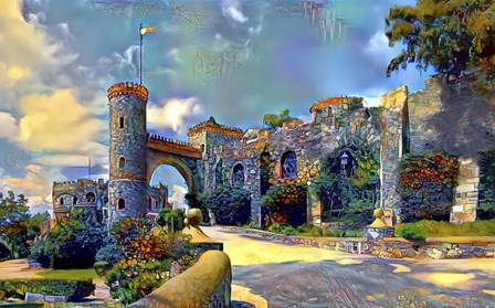 Guanajuato Mexico Castillo de Santa Cecilia entrance by Pedro Gavidia art print