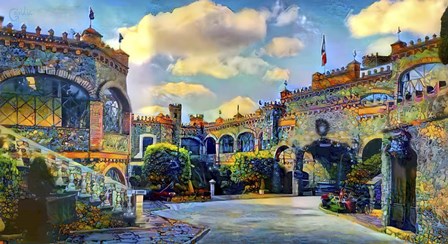 Guanajuato Mexico Castillo de Santa Cecilia interior by Pedro Gavidia art print