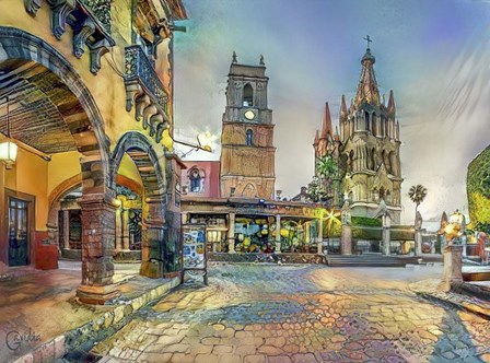 Guanajuato Mexico San Miguel de Allende by Pedro Gavidia art print