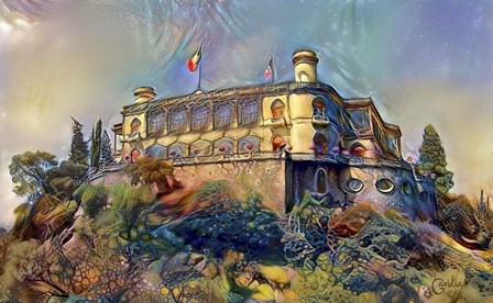 Mexico City Chapultepec Castle Ver2 by Pedro Gavidia art print
