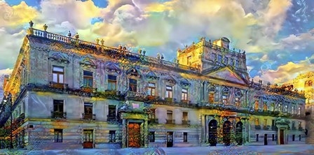 Mexico City Palace of Mines by Pedro Gavidia art print