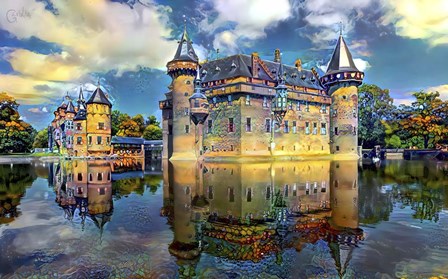 Ultrecht Netherlands De Haar Castle by Pedro Gavidia art print