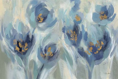 Blue Fairy Tale Floral III Light by Silvia Vassileva art print