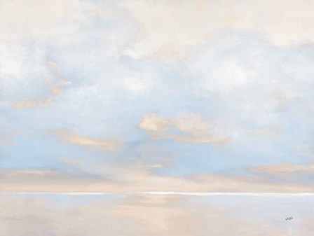 Glint on the Horizon Blue by Julia Purinton art print