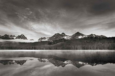 Little Redfish Lake at Sunrise by Alan Majchrowicz art print