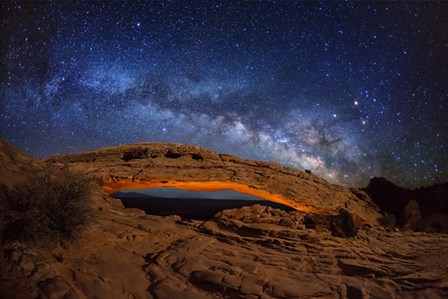 Milky Way Mesa Arch by Royce Bair art print