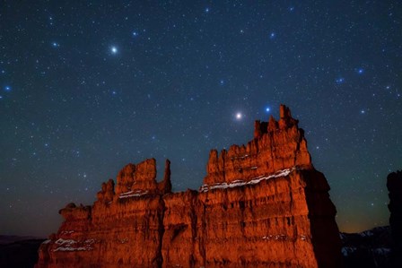 Stars over the Fortress - Bryce Canyon by Royce Bair art print