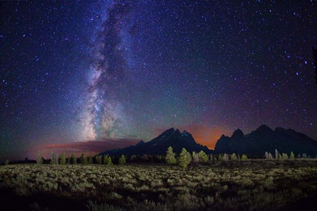 Stars Tetons Cascade Overlook by Royce Bair art print