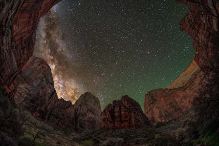 Zion Big Bend Fisheye by Royce Bair art print