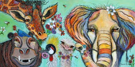 Welcome to the Jungle by Karrie Evenson art print