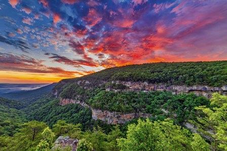 Cloudland Canyon Sunrise by Andy Crawford Photography art print