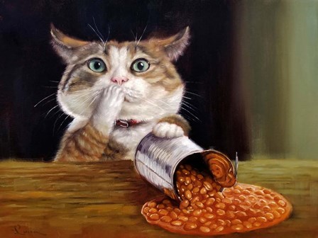 Spill The Beans by Lucia Heffernan art print
