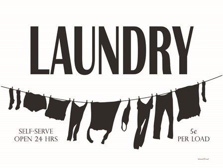 Laundry Clothesline by Lettered &amp; Lined art print