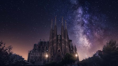 Sagrada Familia by Carlos F. Turienzo art print