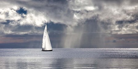 Sailing on a Silver Sea by Pangea Images art print