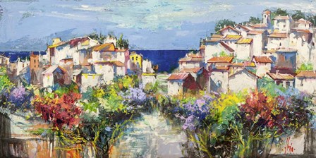 Borgo sul Mare by Luigi Florio art print