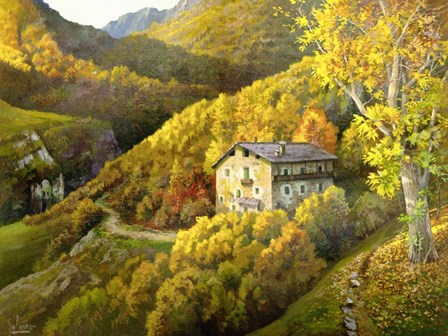 Casa Tra i Monti by Adriano Galasso art print