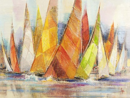 Regata di Colori by Luigi Florio art print