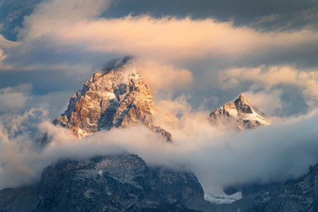 Grand Teton Clouds Color by Alan Majchrowicz art print