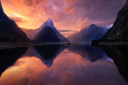 Milford Sound by Lincoln Harrison art print