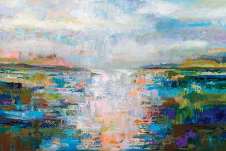 Calm Dawn Crop by Jeanette Vertentes art print